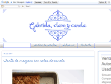 Tablet Screenshot of gabrielaclavoycanela.com